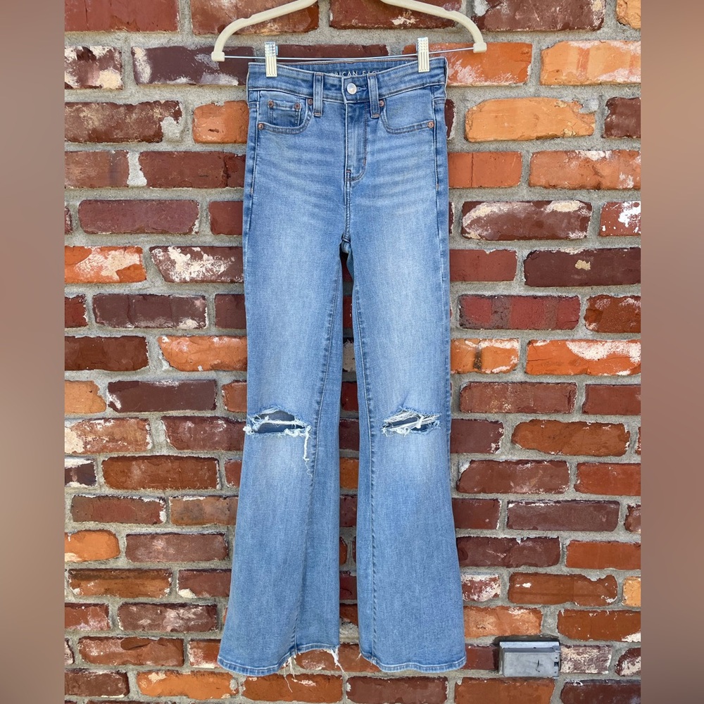 NWOT American Eagle Super High Rise Flare